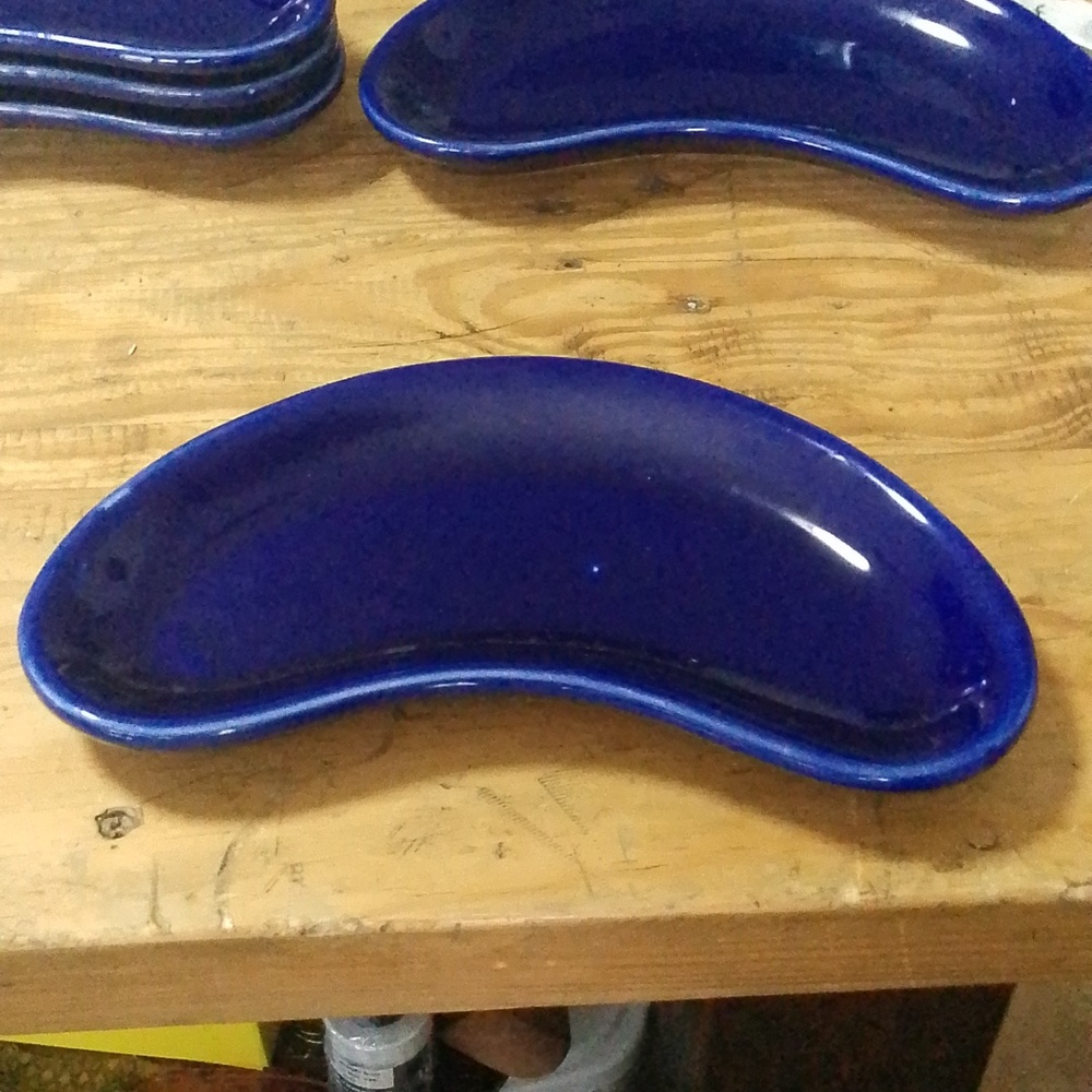Brand New Fiesta Bistro Crescent 8" Cobalt Blue Plate
